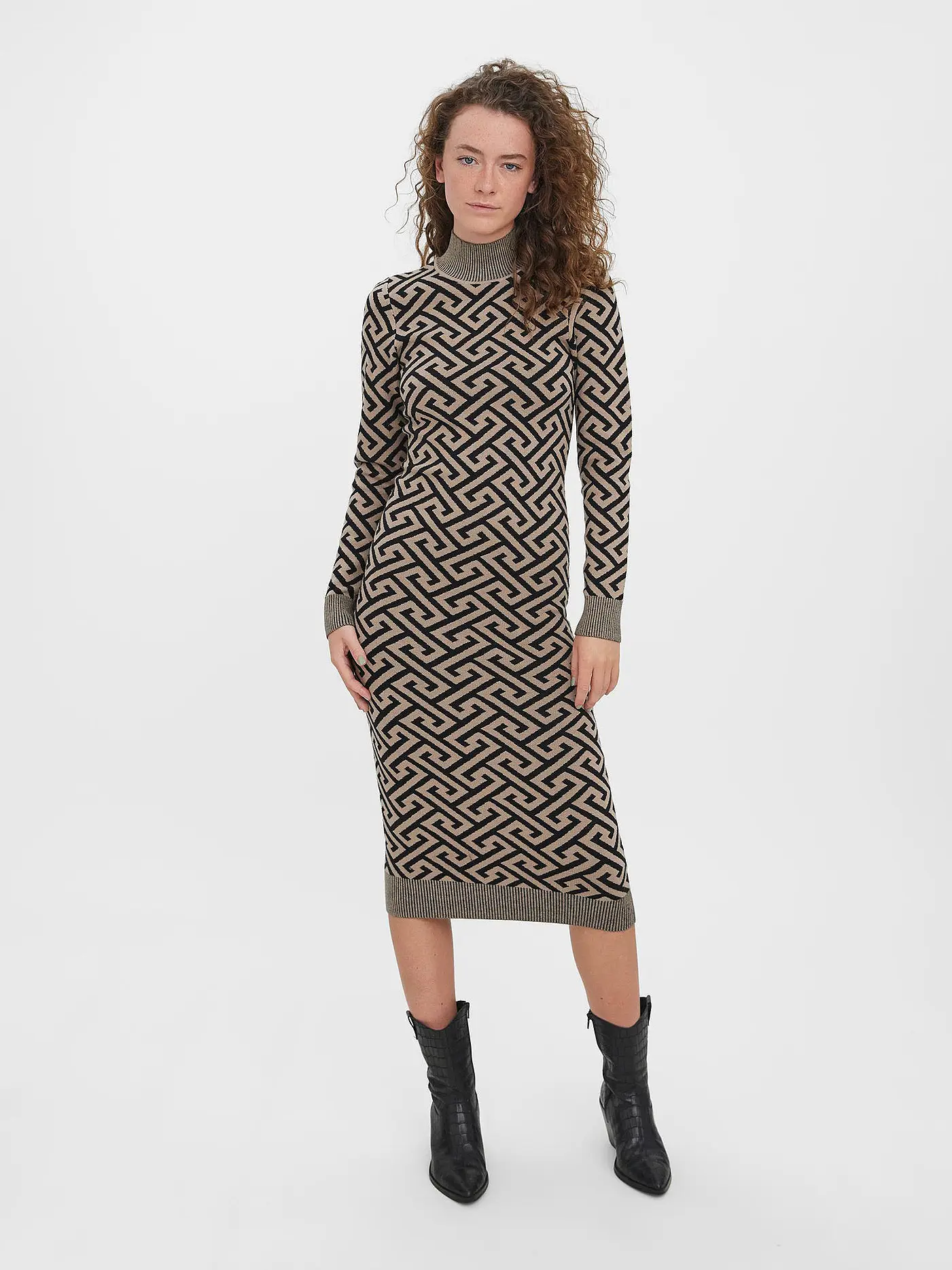 VERO MODA | Strickkleid VMARIA | schwarz